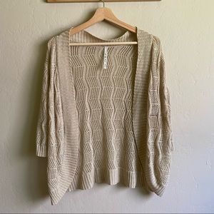 Leo & Nicole crocheted cardigan, Size XL